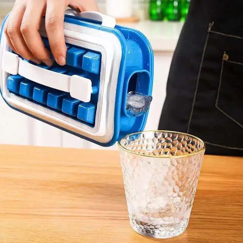 Silicone Ice Cube Tray for Freezer Ice Cube Mold Ice Cube Maker Makes 18 Cubes