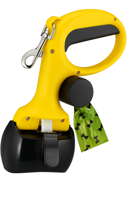 Pet Pooper Scooper For Dogs and Cats, Pet waste Scooper Including a roll of Trash Bag