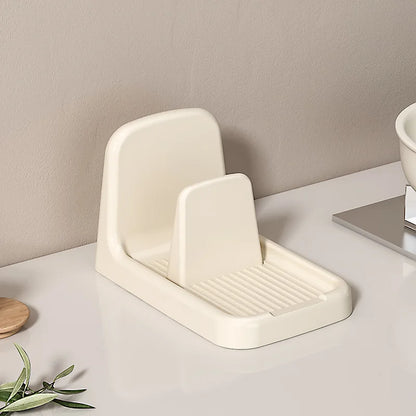 Set of 2 Pot Lid Holder, Lid Stand Kitchen Spoon Rest Organizer ,Rack for Cookware Lids Utensils